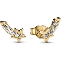 Gold Shooting Star Earrings