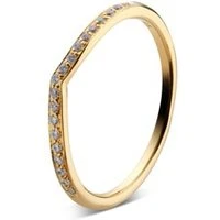 Gold Sparkle Wish Ring - Ring Size 54 Gold