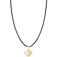 Gold Stainless Steel Heart Magnetic Necklace - Gold