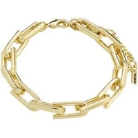 Gold Stay Links Recycled Bracelet - Gold