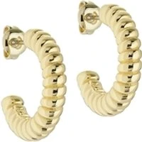 Gold Tottie Twist Hoop Earrings - Gold