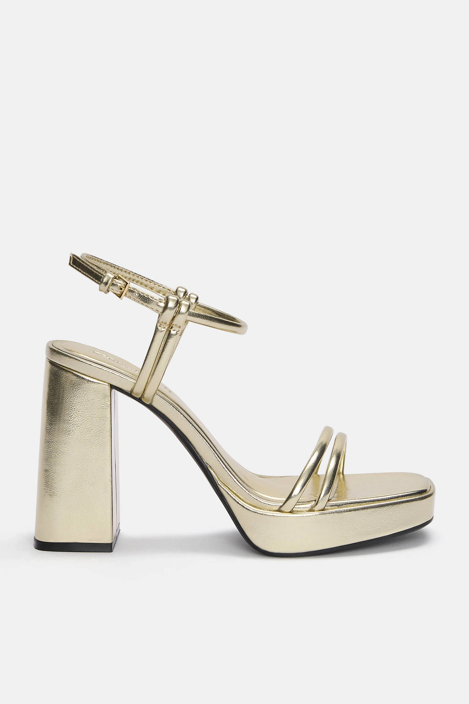 Golden Platform Sandals