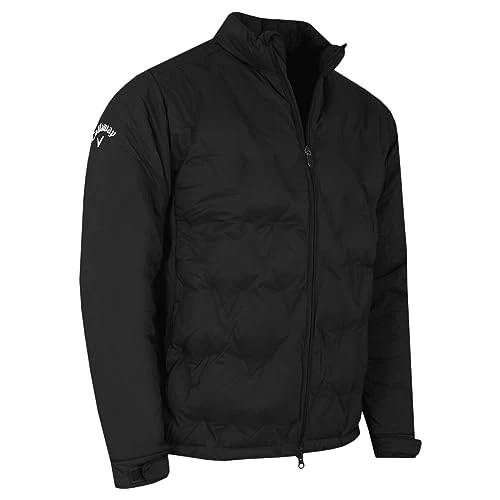 Golf Mens Chev Welded Quilted Jacket - Caviar - XL