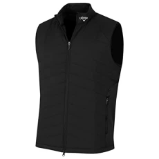 Golf Mens Primaloft Quilted Golf Gilet - Caviar - L Golf Mens Primaloft Quilted Golf Gilet - Caviar - L