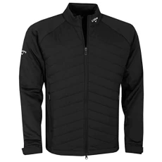 Golf Mens Primaloft Quilted Golf Jacket - Caviar - S Golf Mens Primaloft Quilted Golf Jacket - Caviar - S