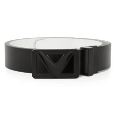 Golf Mens Reversible Leather Belt - Caviar - One Size