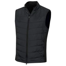 Golf Mens Swing Tech Quilted Golf Gilet - Caviar - S Golf Mens Swing Tech Quilted Golf Gilet - Caviar - S