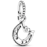 Good Luck Horseshoe Drop Charm