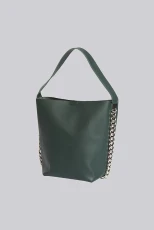Gorliss Chain Shoulder Bag - Green