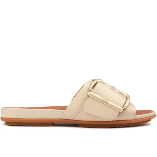 Gracie Maxi Buckle Sandals - Brown