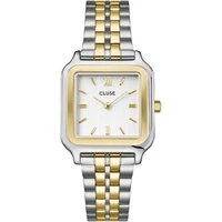 Gracieuse Bicolour Square Watch - Gold