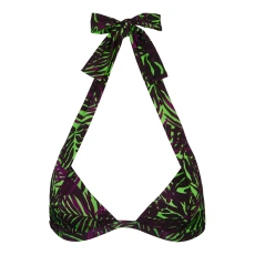 Grass Green Madrague Jersey Halter-Top