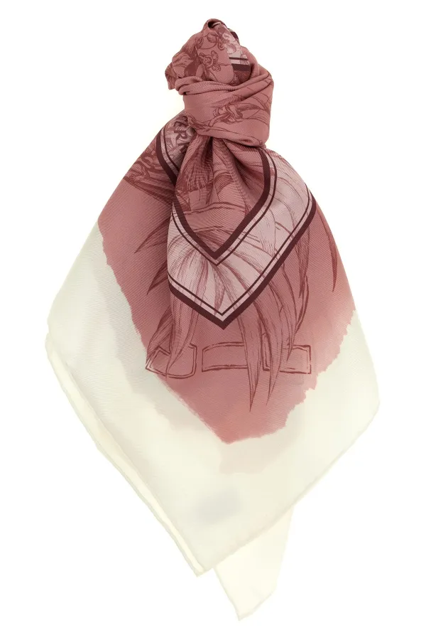 Gravure Print Scarf - U