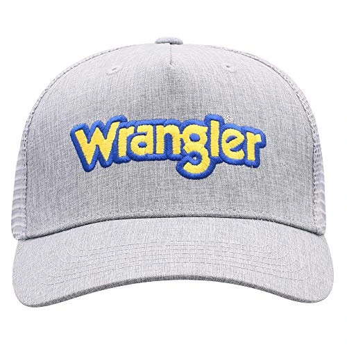Gray w/Blue and Yellow Logo Adjustable Snapback Hat