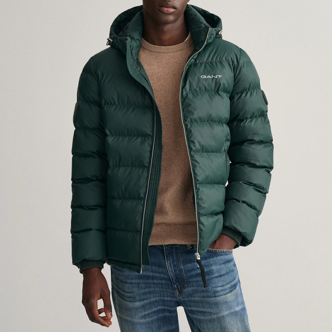 Green Active Cloud Padded Coat
