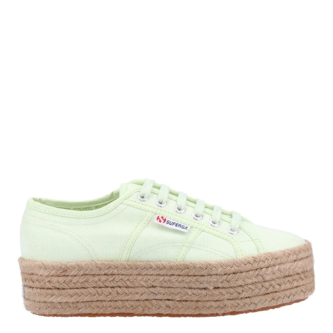 Green Espadrille Platform 2790 Trainers