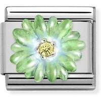 Green Flower Charm