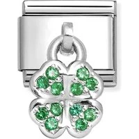 Green Four-Leaf Clover Charm