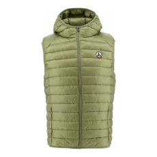 Green Pat Packable Gilet