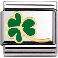 Green Shamrock Charm