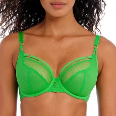 Green Temptress Underwire Plunge Bra