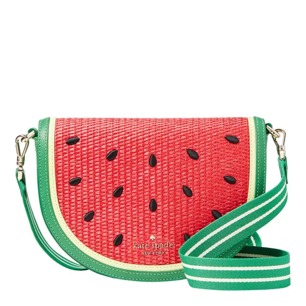 Green What a Melon Crescent Crossbody - Multi