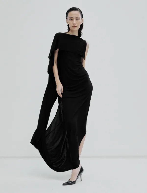 Gres Dress in Black