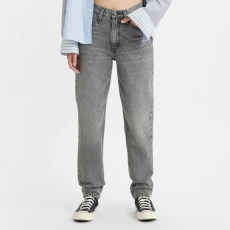 Grey 80s Mom Jean
