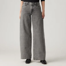 Grey 94 Wide Leg High Waisted Jeans