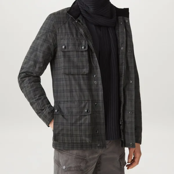 Grey and Black Fieldmaster Cotton Jacket - Multi