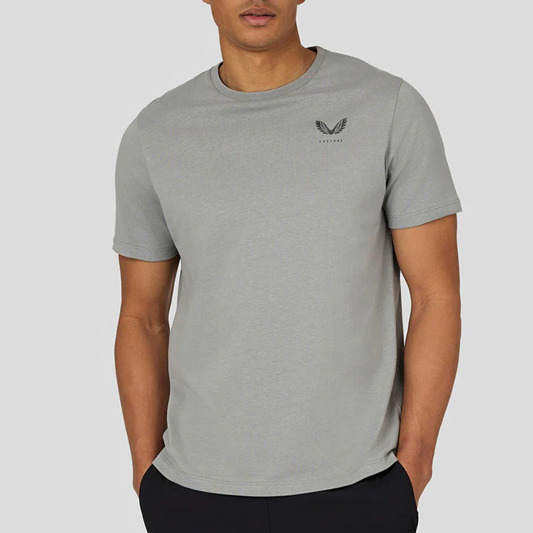 Grey Flex Cotton T hirt