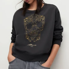 Grey Forte Graphic Sweatshirt - Black