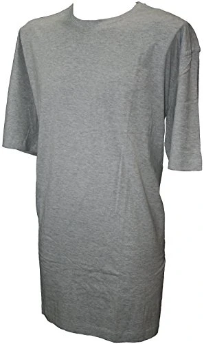 Grey Marl Short Sleeve CottonT-Shirt 8XL T015