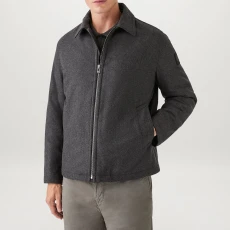 Grey Palmer Wool Blend Jacket