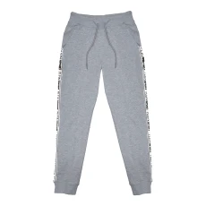 Grey Panelled Fleece Joggers