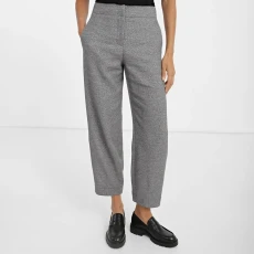 Grey Tapered Wool Blend Trousers ulti Grey Tapered Wool Blend Trousers ulti