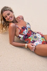Groovy Days Underwire One-Piece Swimsuit ulti