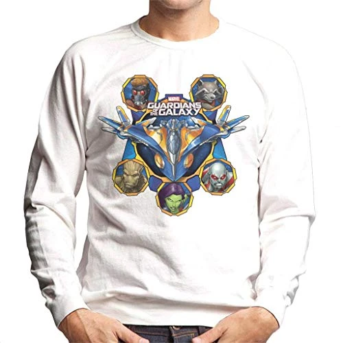 Guardians of The Galaxy Milano Crew Men's Sweatshirt White