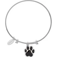 Guide Dogs NI Paw Silver Bangle - Adjustable