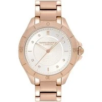 Guiloche Rose Gold Bracelet Watch