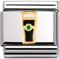 Guinness Pint Charm - Stainless Steel