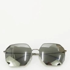 Gunmetal Octagon Reflective Sunglasses ulti