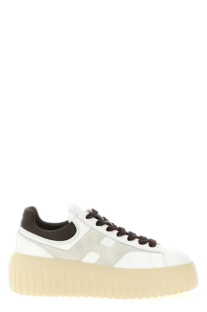 H-stripes sneakers - Brown