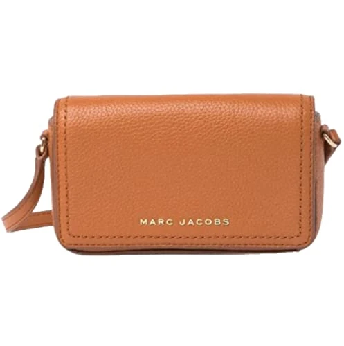 H107L01FA21 Groove Smoked Almond Tan With Gold Hardware Pebbled Leather Women's Mini Shoulder Bag, Smoked Almond