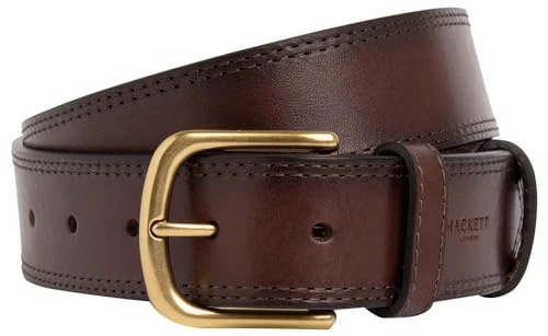 Hackett Brushed Lthr Leather Belt 38