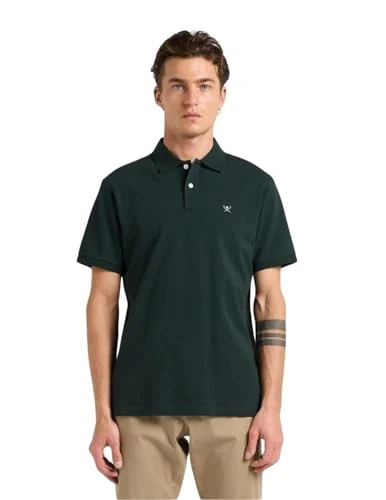 Hackett Slim Fit Logo Short Sleeve Polo Shirt L