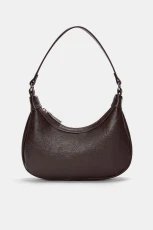 Half oon Shoulder Bag - Brown