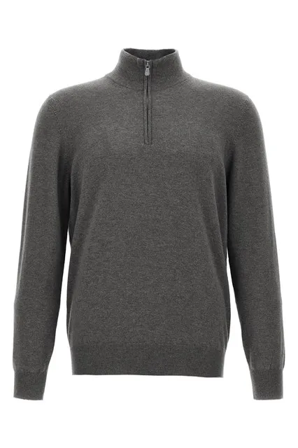Half-zip sweater - Gray