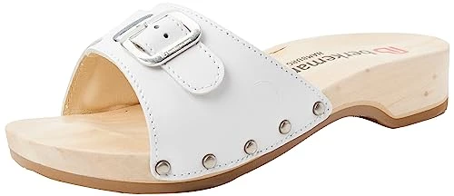 Hamburg, Women's Clogs and Mules, White (Eiß 100), 5 UK