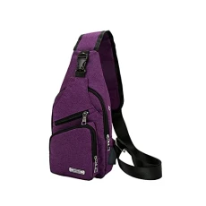 Handbags and Shoulder Bags for Men Women, Charge with Our Cloth Outdoor Backpack Equipped with a USB Port, Sling Bag, Chest Bag for Traveling, Shopping, Hiking, Cycling Travel Essentials